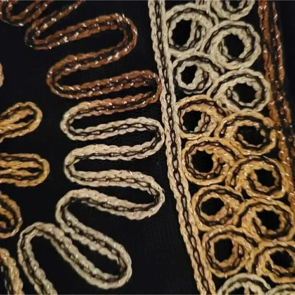 Black Gold Silver Sparkly Party Top by Pinkbee - Picture 3 of 4